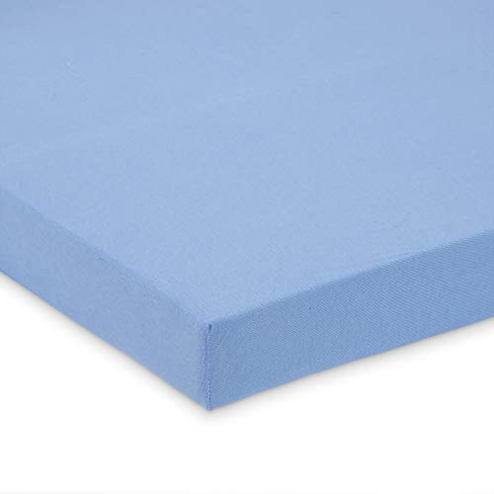 FabiMax 2695 Jersey Spannbettlaken für Laufgitter 100x100 cm, blau Bild 1