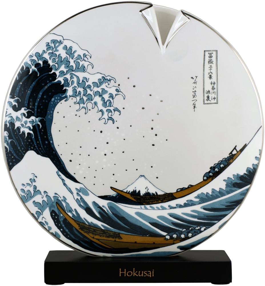 Goebel / Katsushika Hokusai - Die Welle / Porzellan / 31,0cm x 8,0cm Bild 1