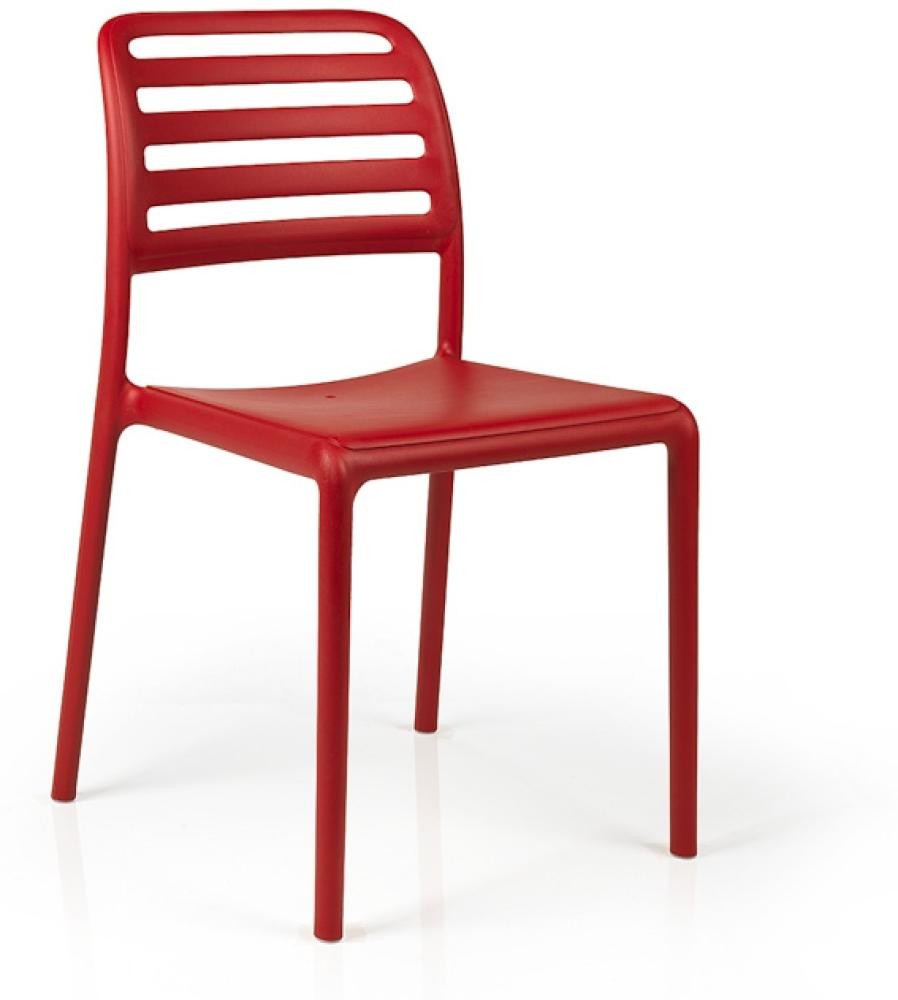 Costa Bistro Stuhl Kunststoff 6er Set (Rosso) Bild 1