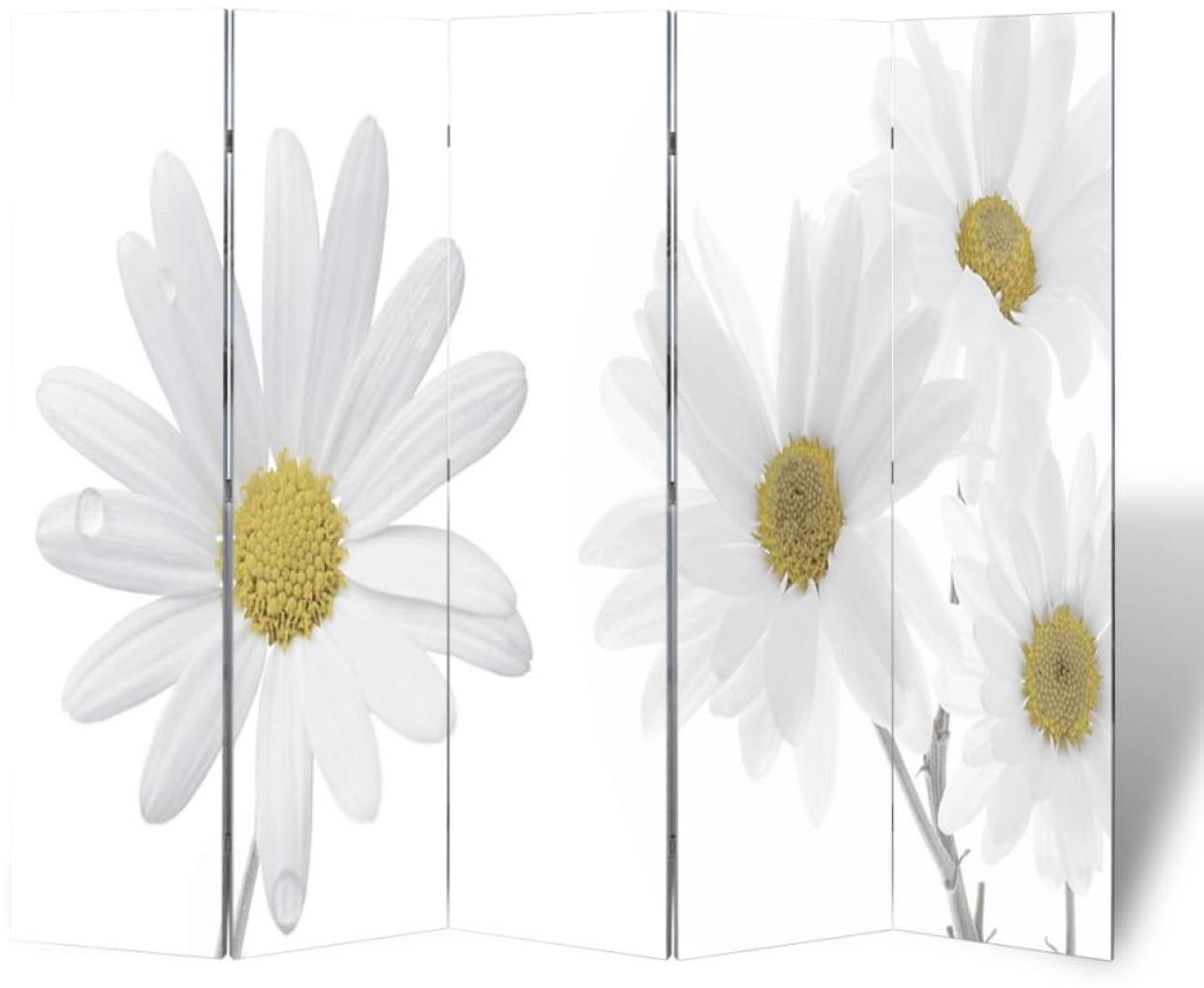 Raumteiler klappbar 200 x 170 cm Blume Bild 1