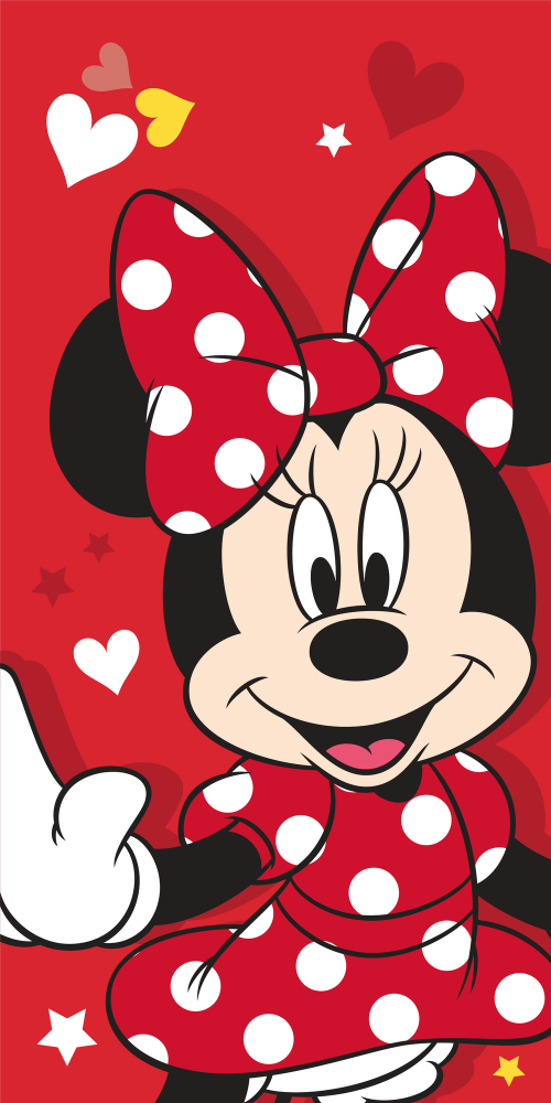 Disney Minnie Mouse Pink Duschtuch Strandtuch Badetuch 70 x 140 cm Bild 1