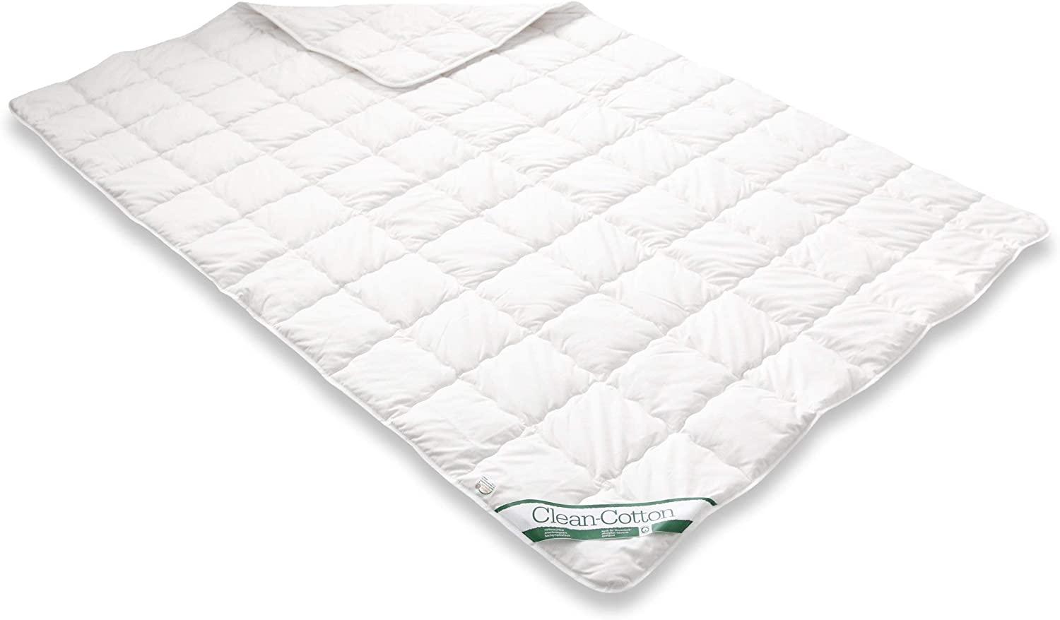 Badenia Bettcomfort Steppbett Clean Cotton leicht, 135 x 200 cm, weiß Bild 1