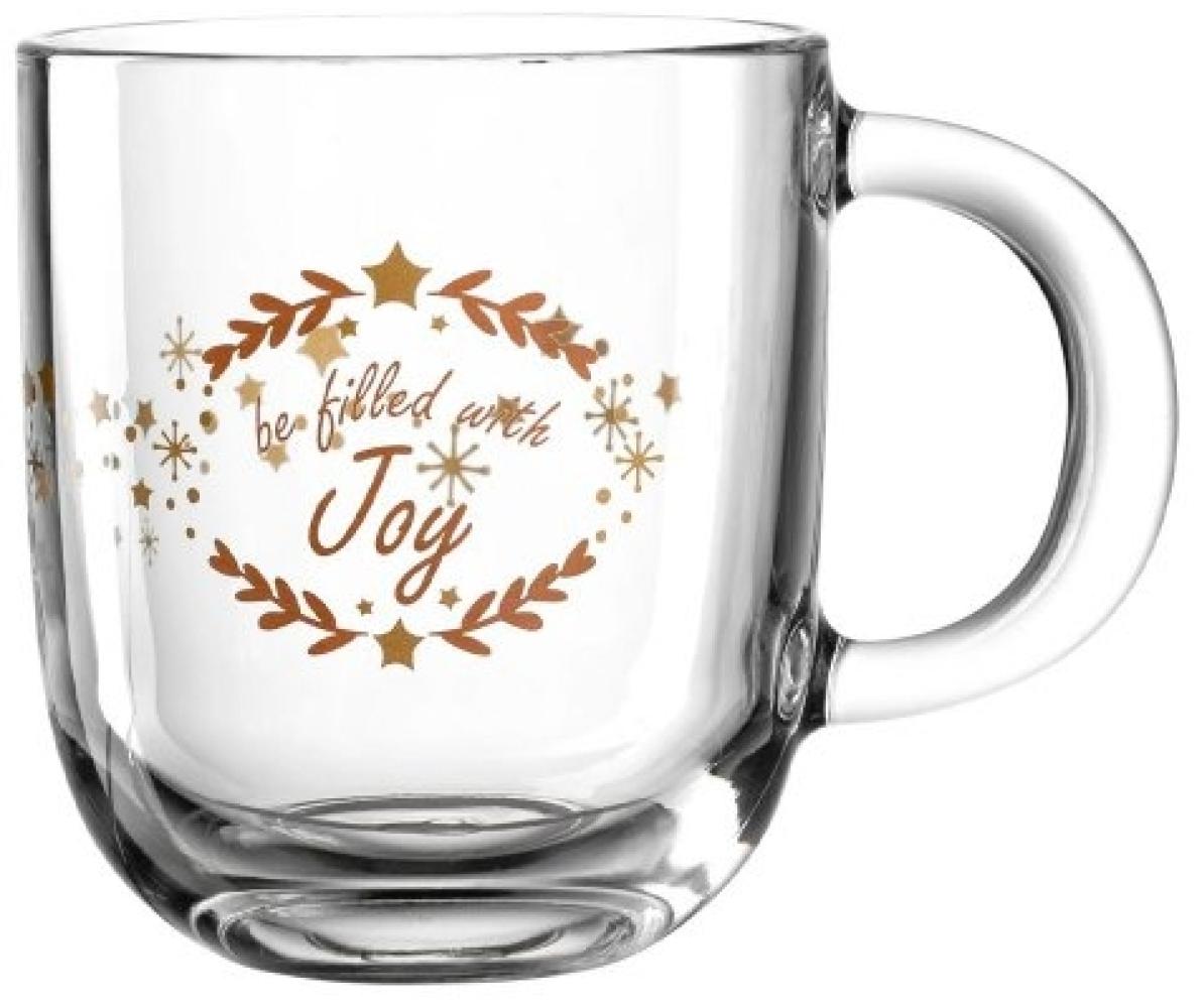 Leonardo STELLA Tasse 400 ml gold 'be filled with joy' - A Bild 1