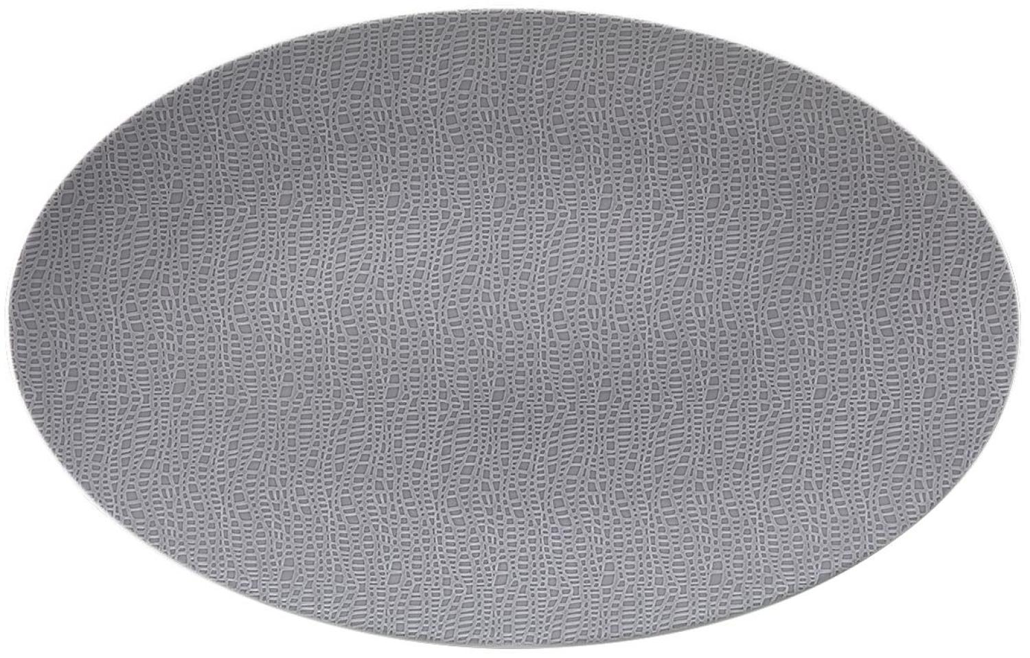 Seltmann & Weiden Servierplatte oval 40x26 cm Fashion elegant grey 001. 743895 Bild 1