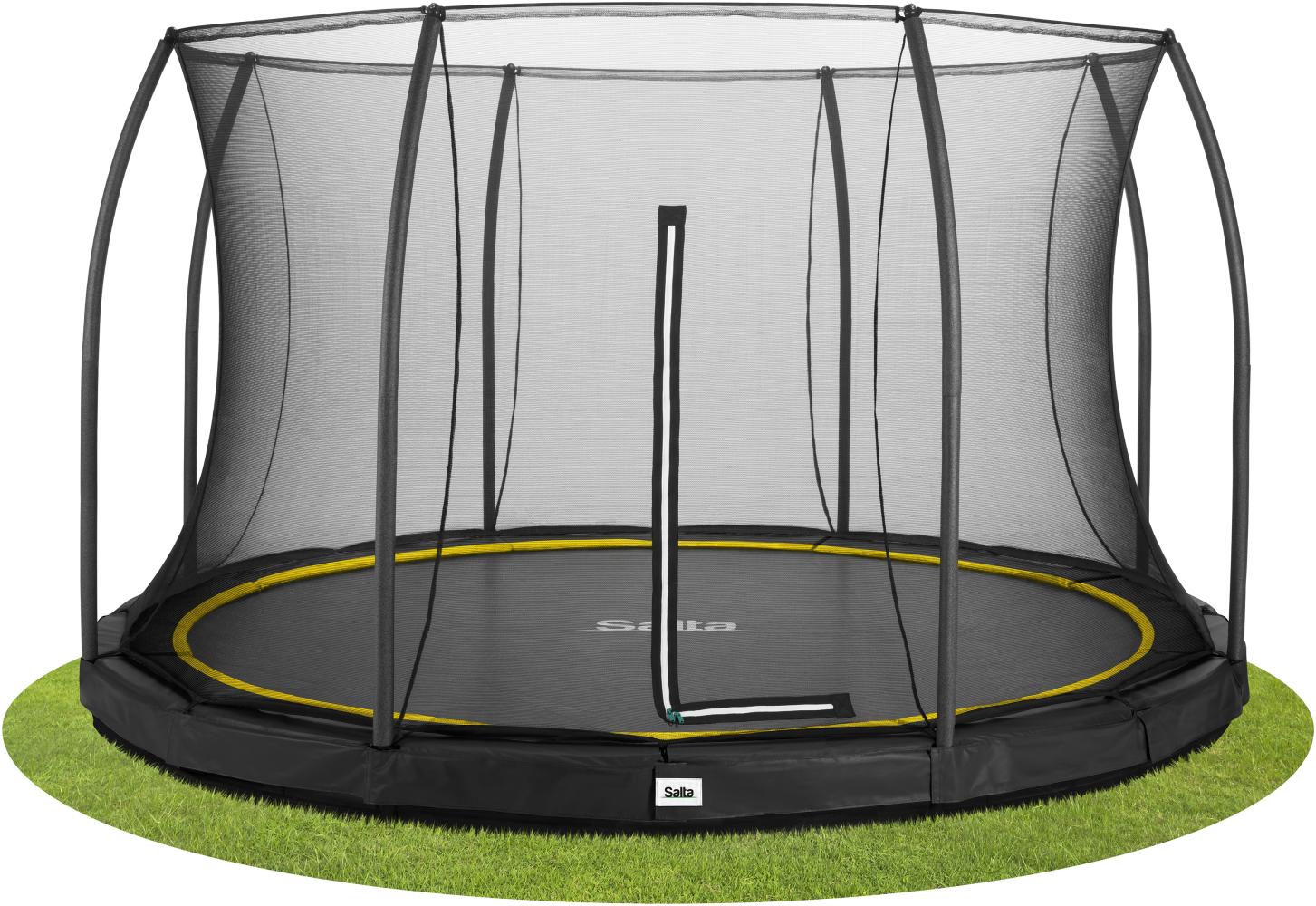 Salta 'Comfort Edition Ground' Rundes Bodentrampolin mit Netz, schwarz, 427 cm Bild 1