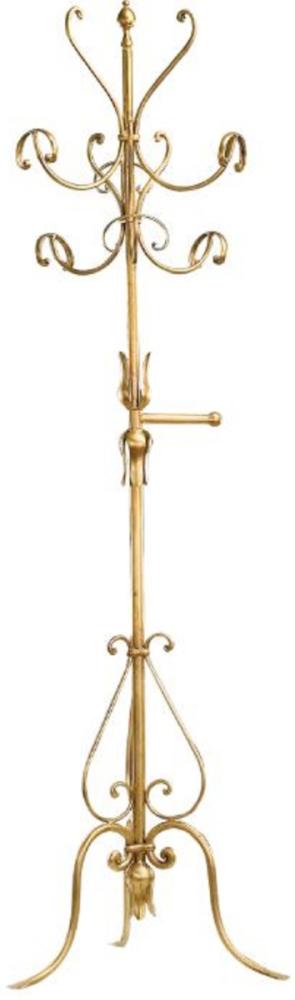 Casa Padrino Luxus Barock Garderobenständer Gold Ø 24 x H. 190 cm - Handgefertigter Kleiderständer im Barockstil - Barock Hotel Garderoben Möbel - Luxus Qualität - Made in Italy Bild 1