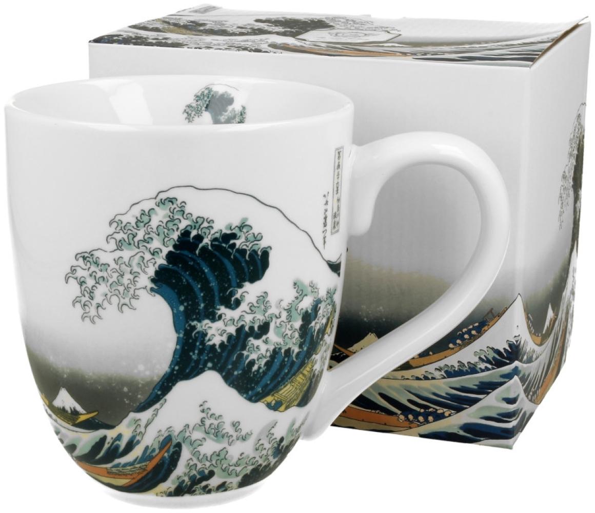 DUO ART GALLERY XXL Becher 1000 ml GREAT WAVE New Bone China Porzellan Bild 1