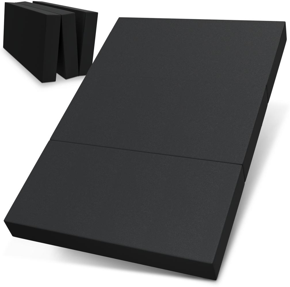 Bestschlaf Klappmatratze Gästematratze, 120x195x15 cm, schwarz Bild 1