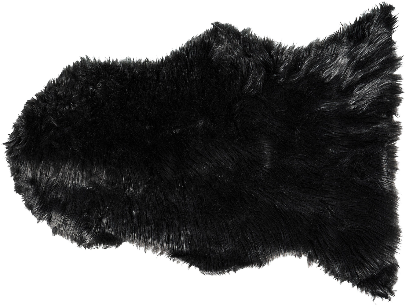 Kunstfell-Teppich Schaf schwarz 88 cm MUNGO Bild 1