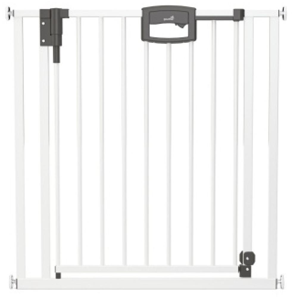 Tür- und Treppenschutzgitter Easylock Plus zum Klemmen Metall (120,5 cm - 128,5 cm) : 120,5 cm - 128,5 cm Bild 1