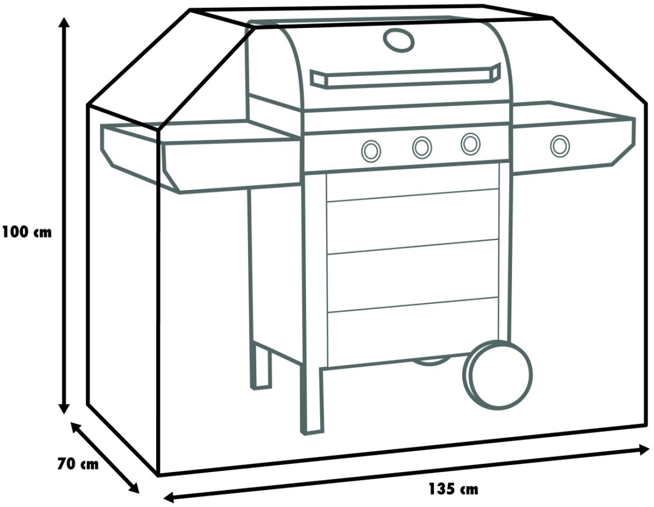 Primaster Schutzhülle Universal für Gasgrills und Grillwagen Grillabdeckhaube Bild 1