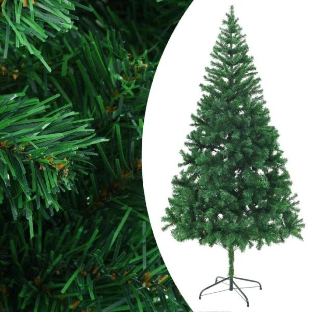 vidaXL Künstlicher Weihnachtsbaum Stahl-Ständer 210 cm 910 Zweige [60176] Bild 1