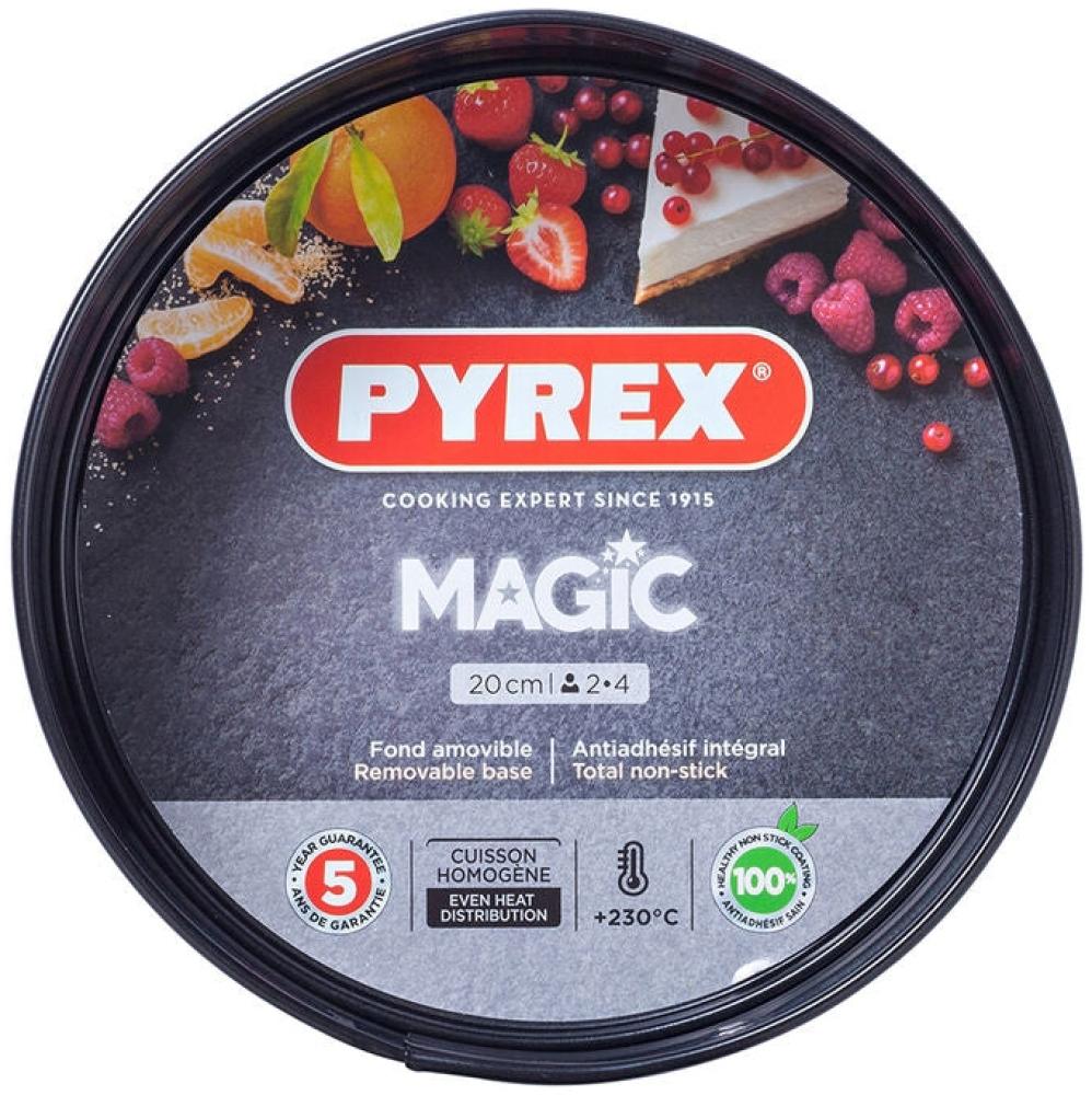 Kuchenspringform Pyrex Magic rund Schwarz 20 cm Metall 4 Stück Bild 1