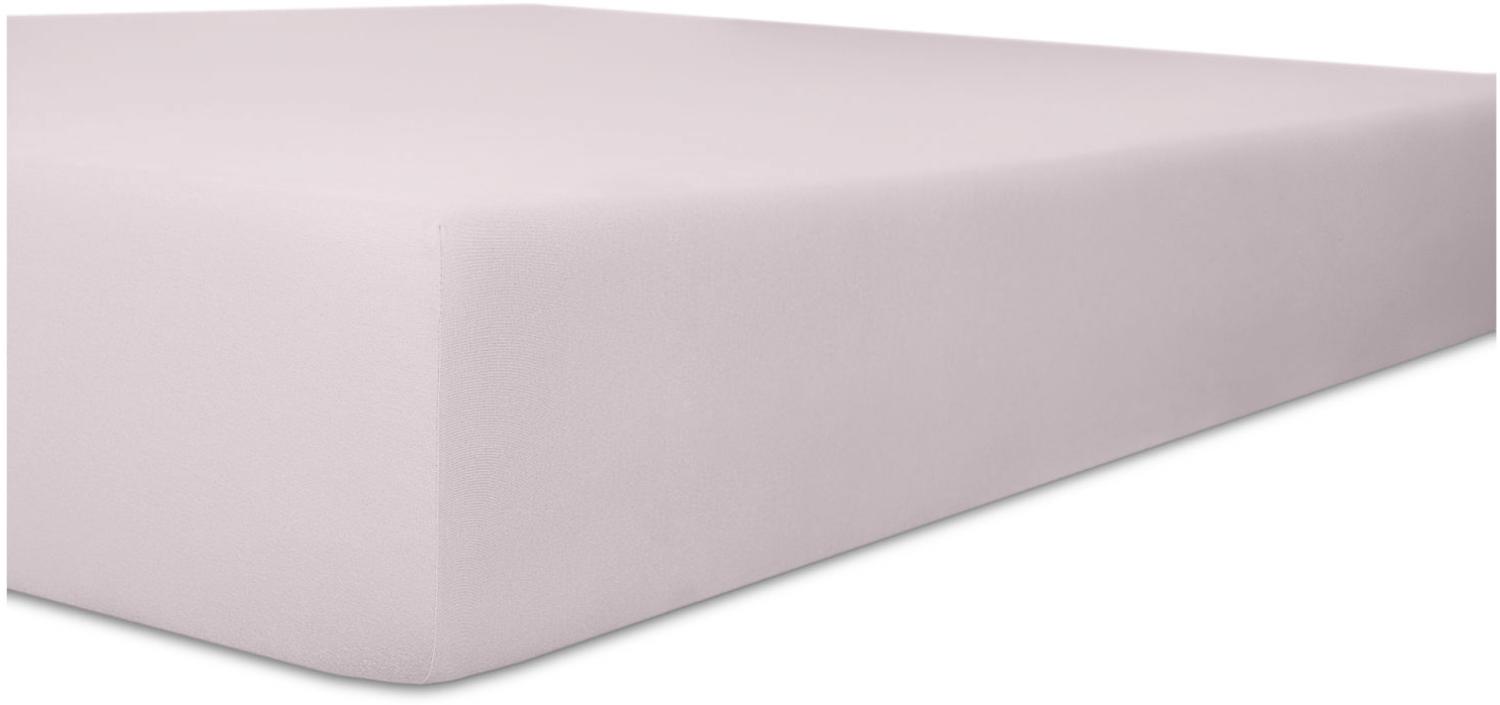 Kneer Vario-Stretch Spannbetttuch one für Topper 4-12 cm Höhe Qualität 22 Farbe lavendel 100x220 cm Bild 1