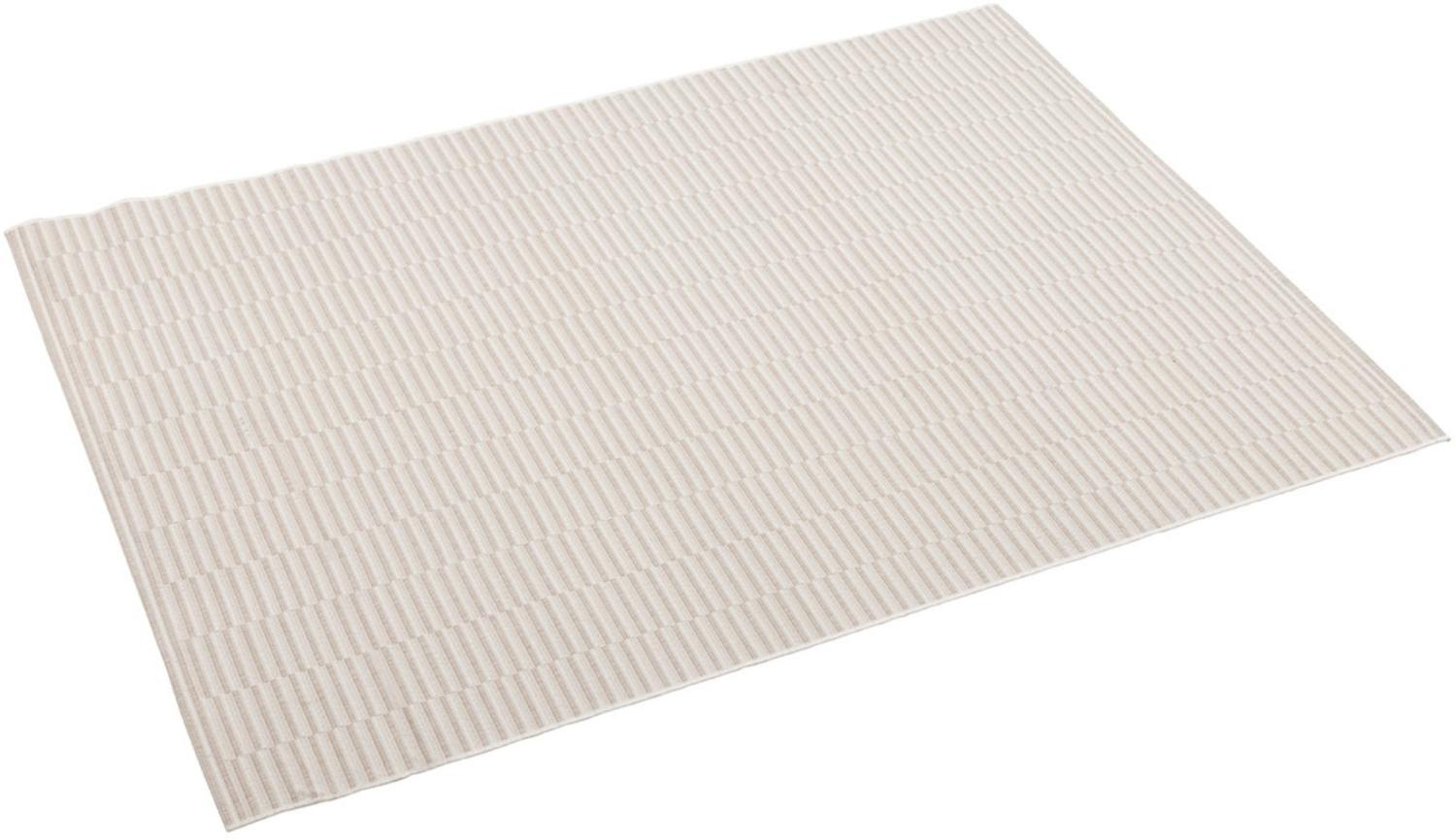 Kettler Outdoorteppich Stripe Größe 160x230 cm, beige grau Bild 1