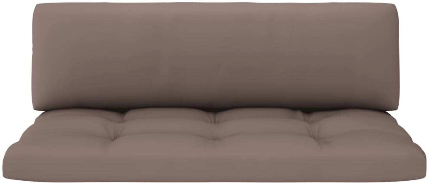 Palettensofa-Auflagen 2 Stk. Taupe Bild 1