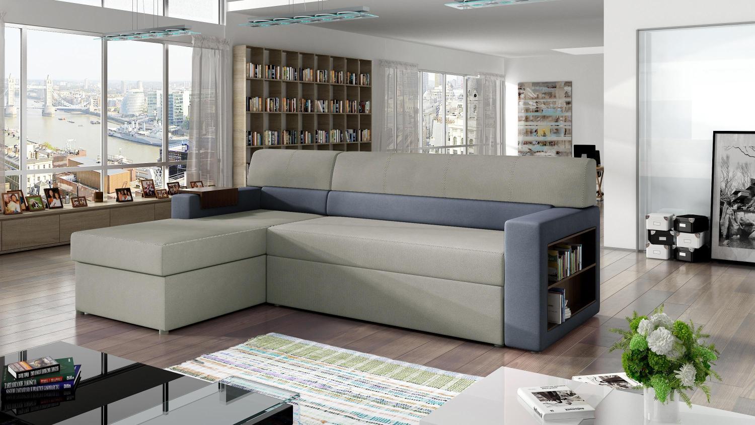 Wohnideebilder Rico Grau Ecksofas & Eckcouches R19 Bild 1