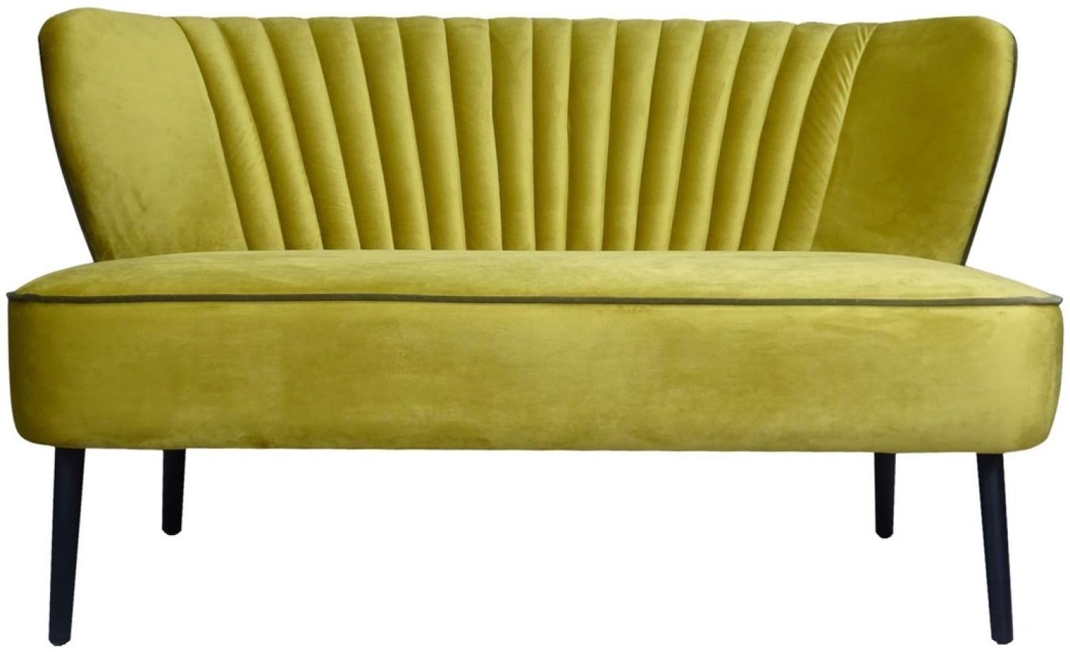 Casa Padrino Luxus Wohnzimmer Sofa Gold 129 x 75 x H. 73,5 cm - Designer Möbel Bild 1