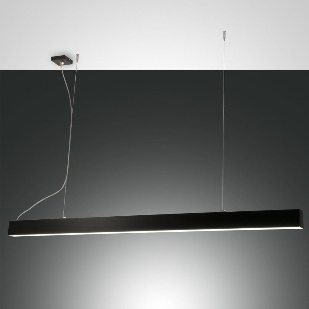 Fabas Luce 3681-45-101 LED Pendelleuchte Next 142cm schwarz Bild 1