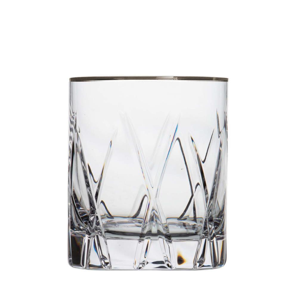 Whiskyglas Kristall London Platin clear (10 cm) Bild 1