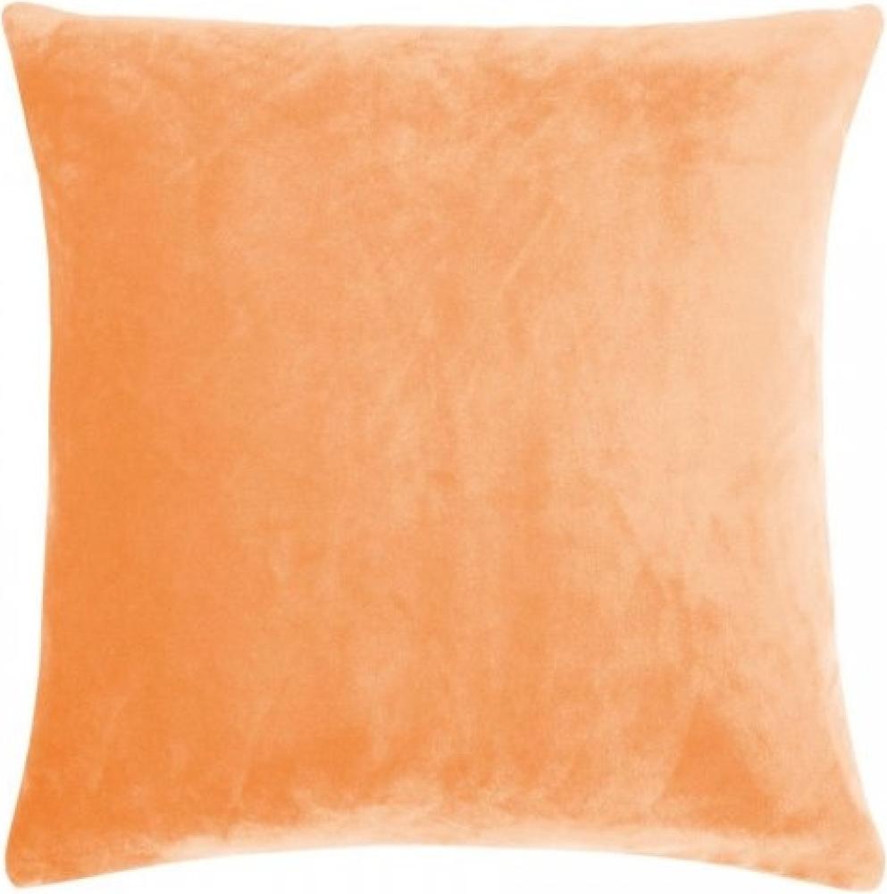 Pad Kissenhülle Samt Smooth Soft Orange (50x50cm) 10424-O25-5050 Bild 1