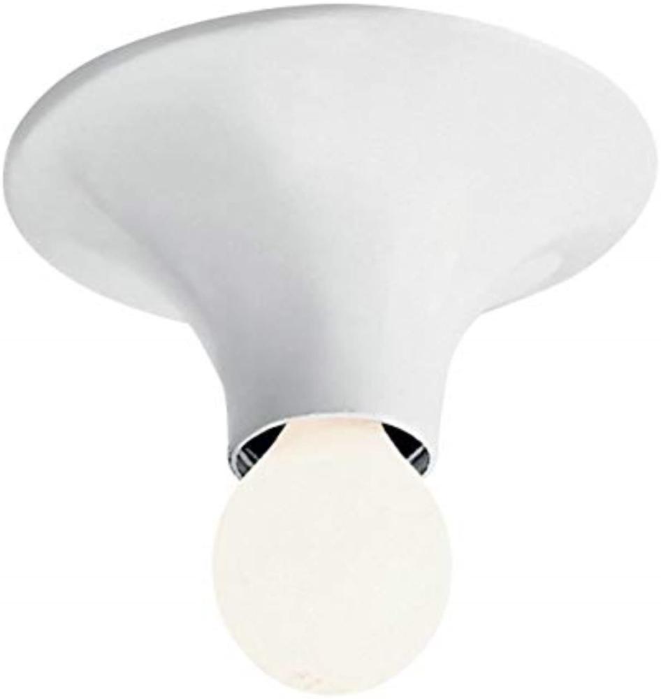 Artemide- Teti Wandleuchte/Deckenlampe aus Polycarbonat in weiß. Made in Italy Bild 1