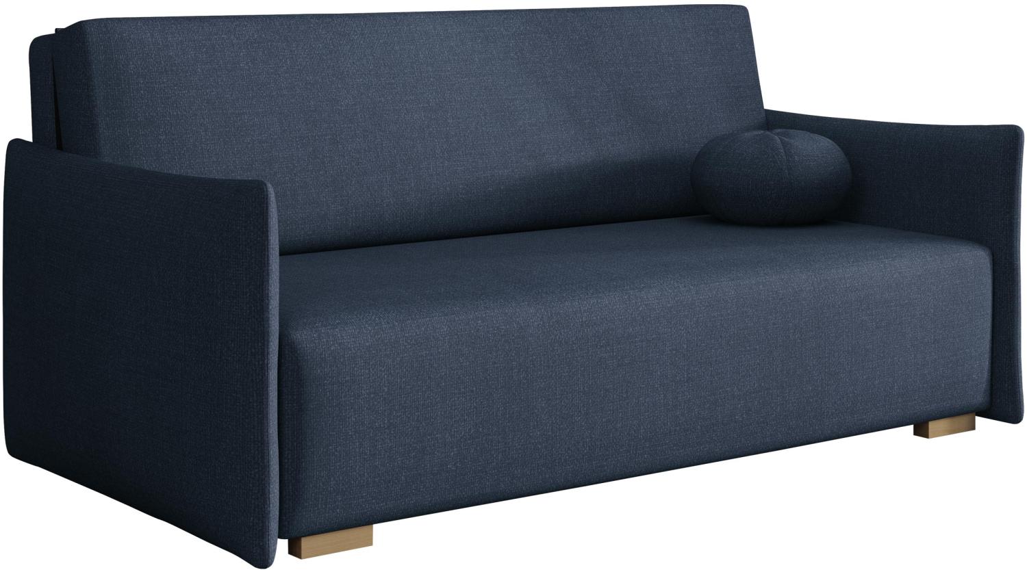 Sofa Viva Glov IV mit Schlaffunktion, 3 Sitzer Schlafsofa mit Bettkasten (Farbe: Soul 15) Bild 1