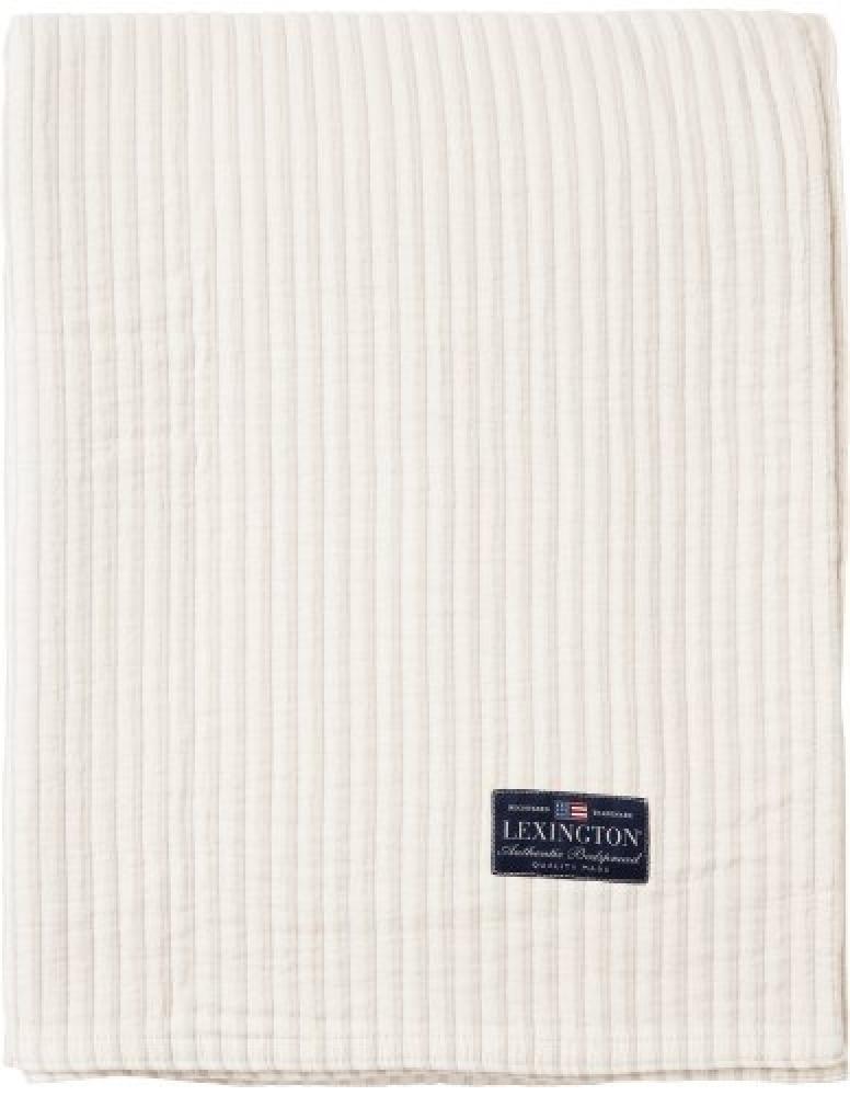 LEXINGTON Wende-Bettdecke Striped Organic Cotton Off White-Gray (160x240cm) 12410100-1061-BS10 Bild 1