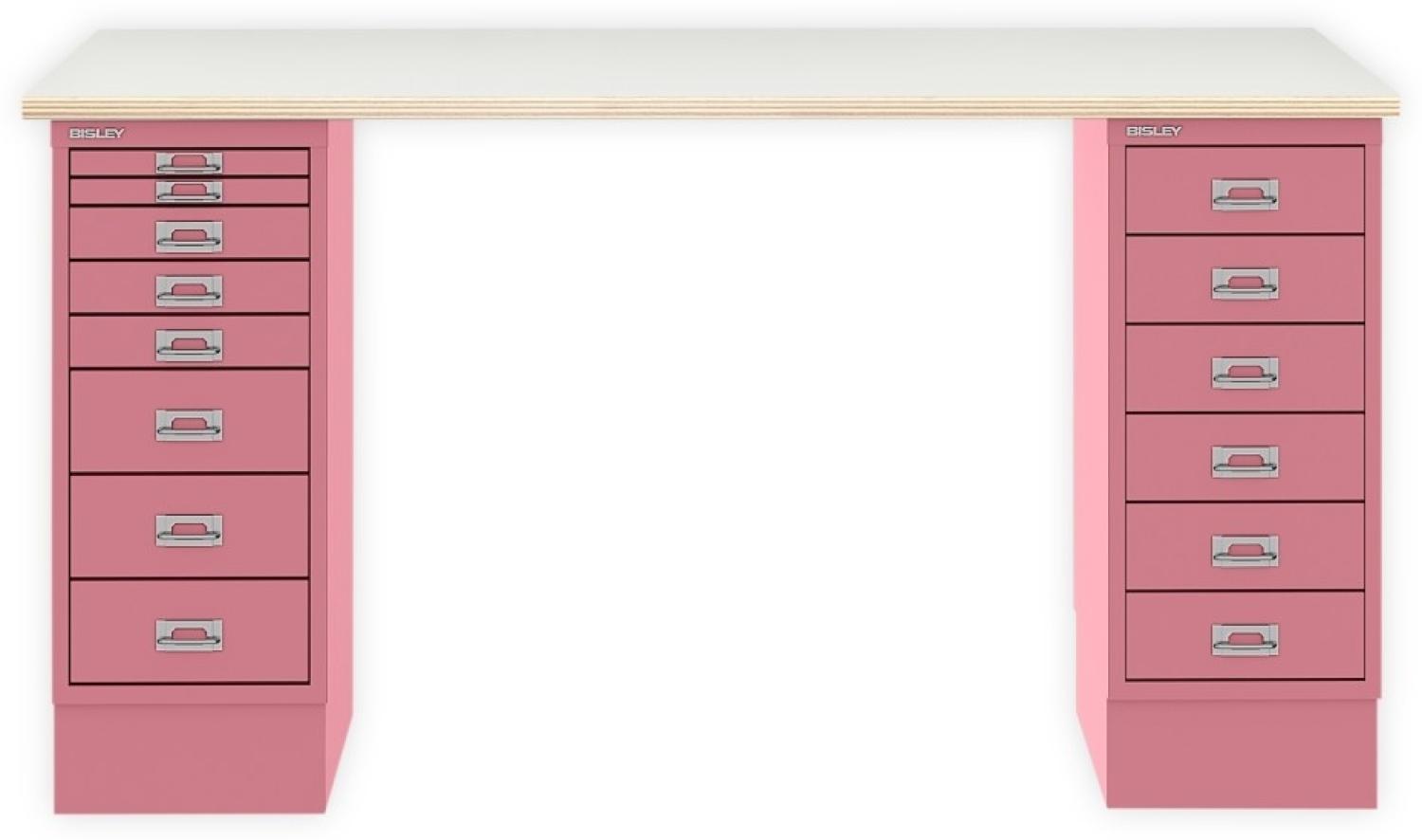 Bisley Home MultiDesk PW601 plywood/pink - 44,360 kg Bild 1