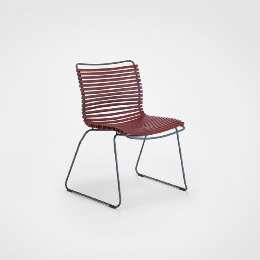 Outdoor Stuhl Click ohne Armlehne paprika Bild 1
