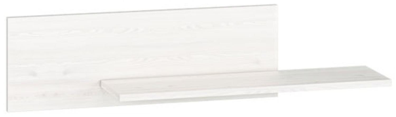 Wandregal "Blanco" Wandboard 92cm Pinie weiß grau MDF Bild 1