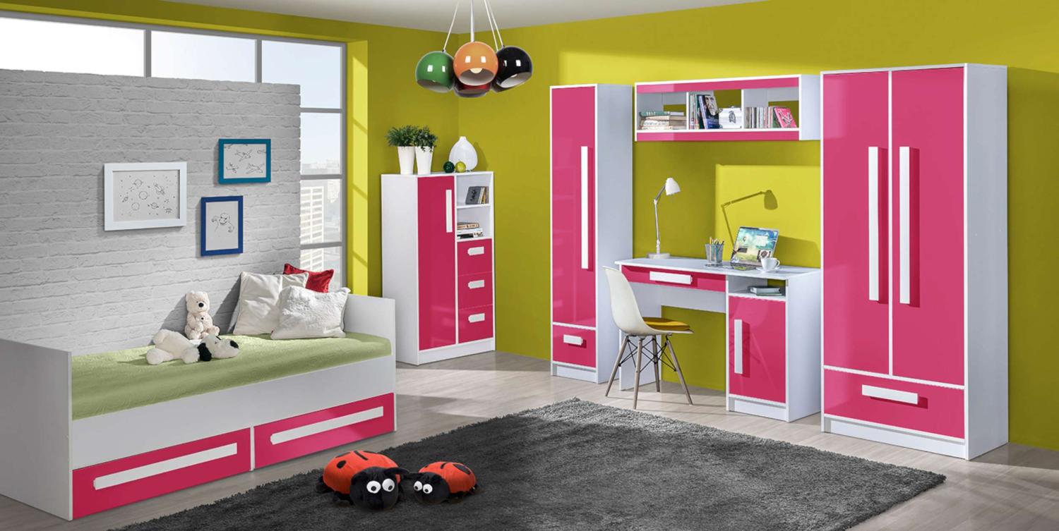 99rooms Goldie Kinderzimmer-Set II Weiß Rosa Bild 1