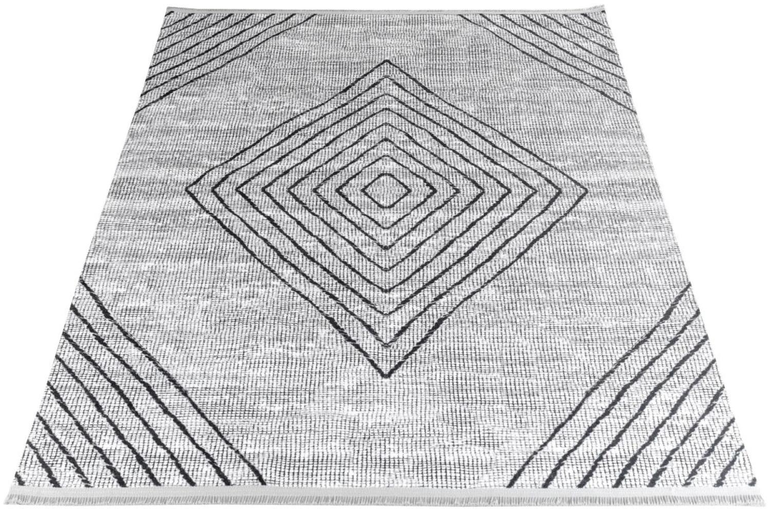 Teppich Efe - waschbar 1010 grey, 160 x 230 cm Bild 1