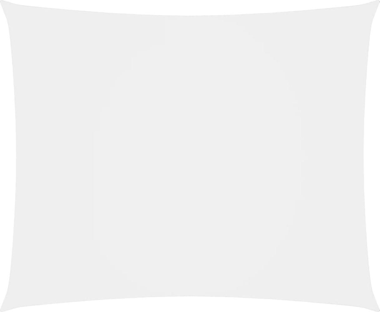 Sonnensegel Oxford-Gewebe Rechteckig 4x5 m Weiß Bild 1