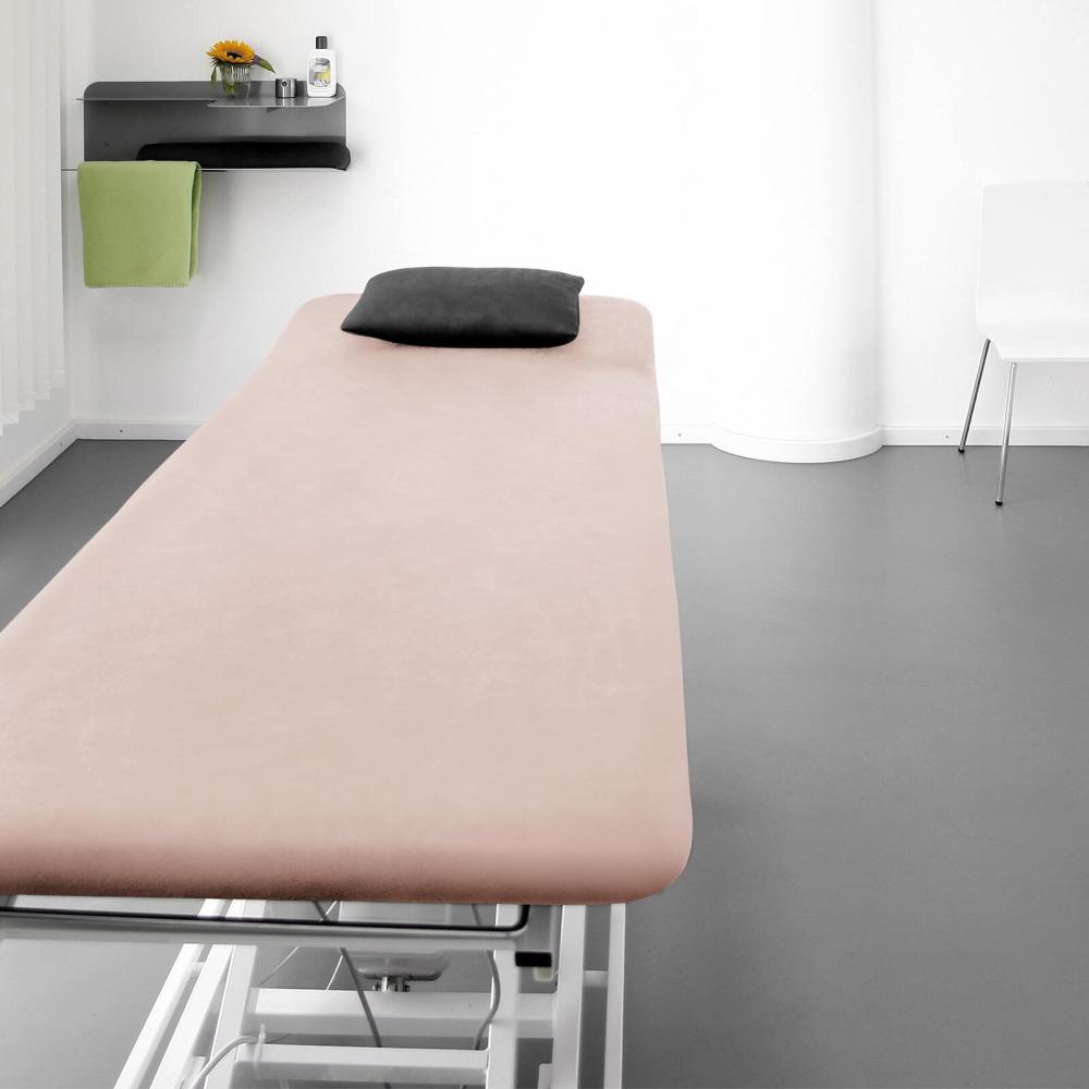 Traumschlaf Frottee Stretch Massageliegenbezug Therapieliegenbezug | 65x195 cm | rosa Bild 1