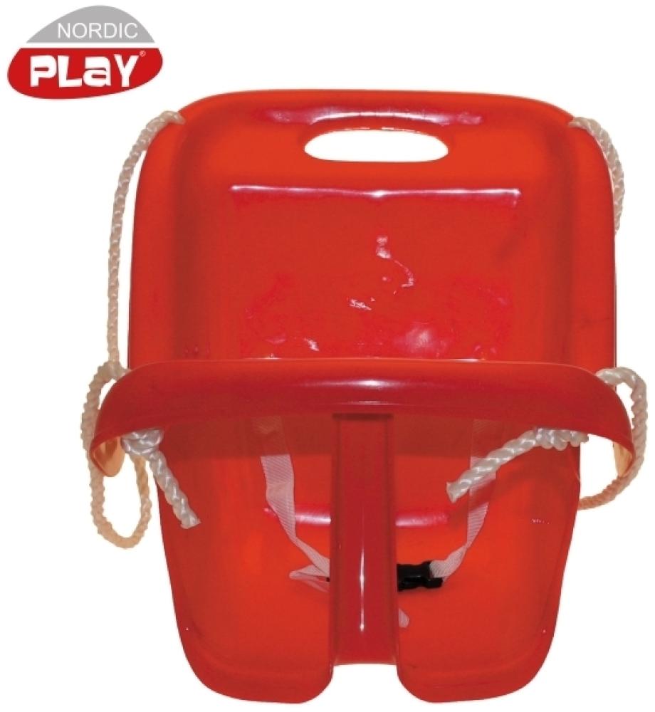 NORDIC PLAY Babyschaukel mit hohem Rücken rot (805-467) Bild 1