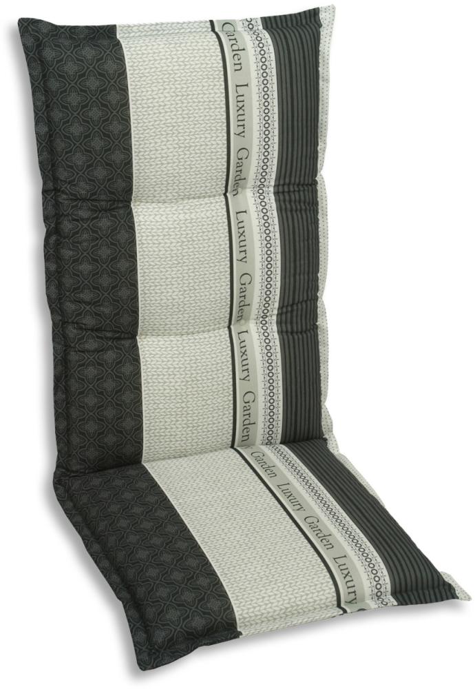 GO-DE Mittellehner-Auflage 110x50x7 cm grau Sitzkissen Sitzpolster Sitzauflage Bild 1