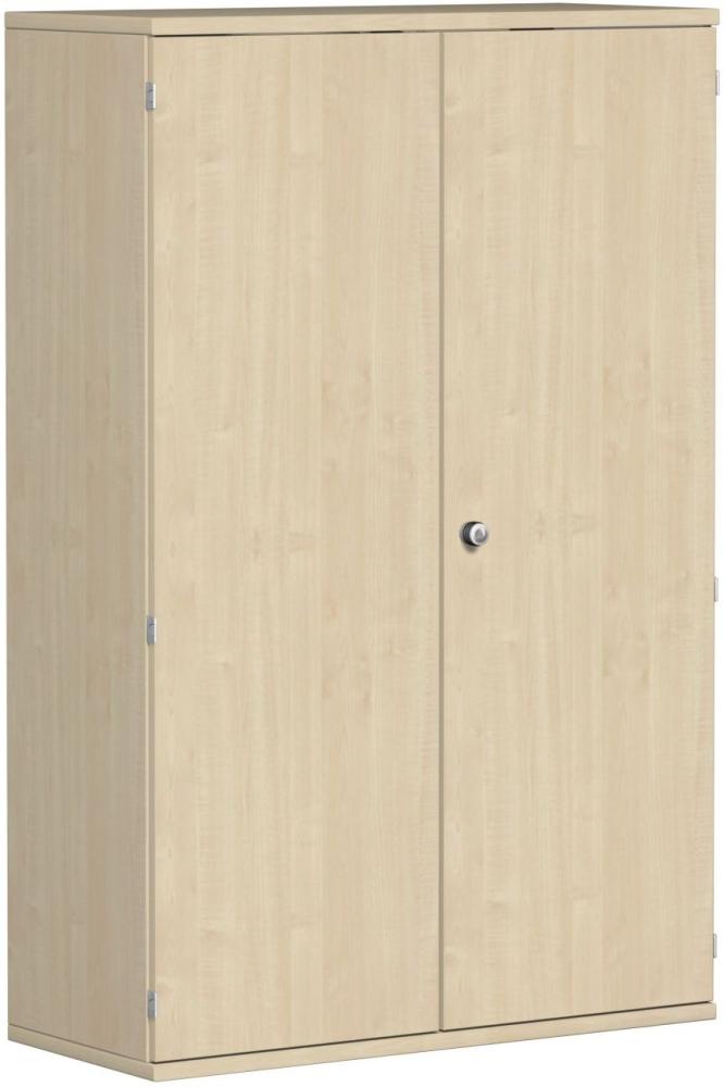 Garderobenschrank mit ausziehbarem Garderobenhalter, 100x42x154cm, Ahorn Bild 1