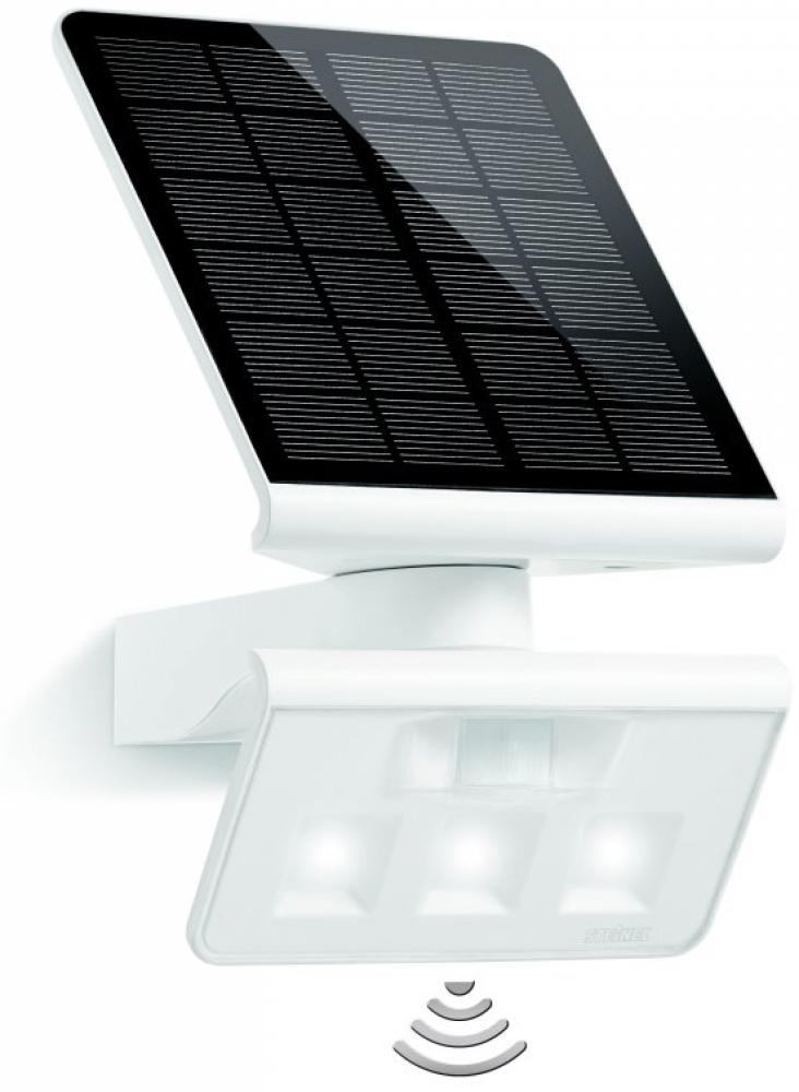 LED-Solarleuchte XSolar L-S weiß, 140° Bewegungsmelder, 8 m Reichweite, Außenwandleuchte für Garten, Terrasse Bild 1