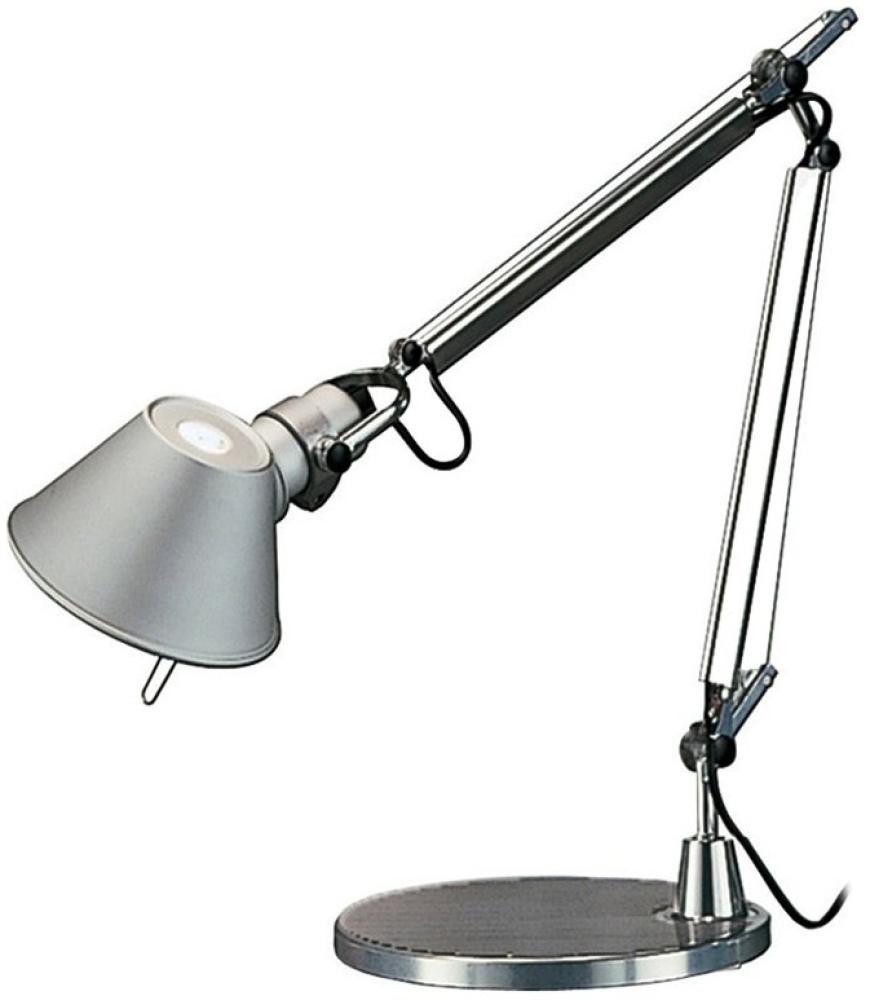 Artemide- Tolomeo Tavolo Micro Tischlampe. Hochwertige Tischleuchte aus poliertem Aluminium mit Tischfuß ø17cm. Made in Italy Bild 1