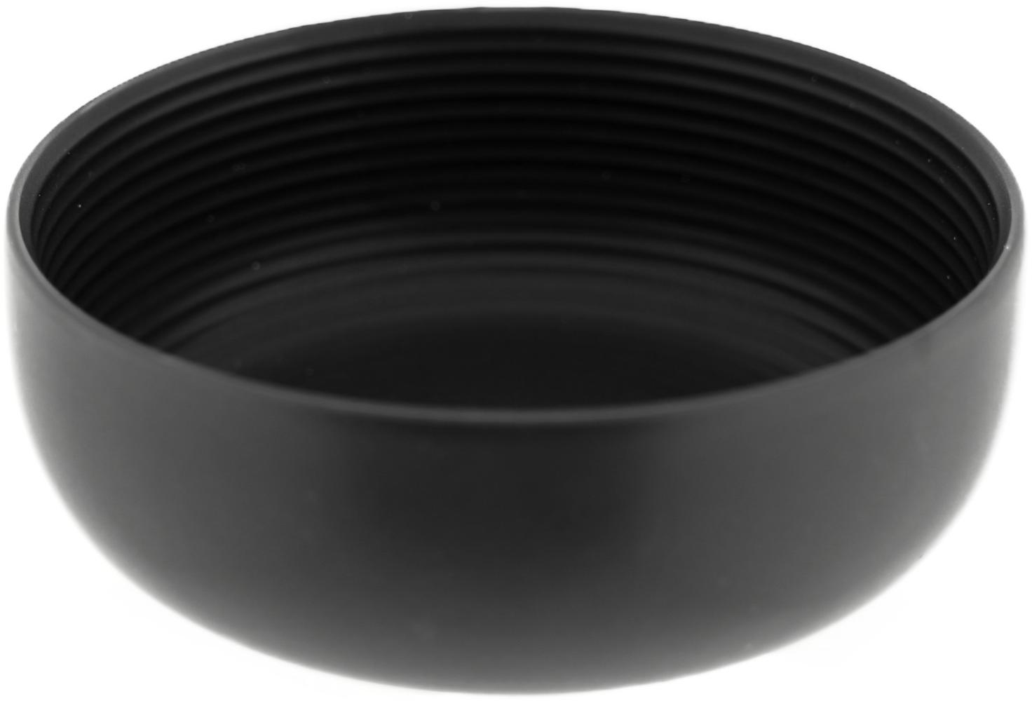 Almina 6 Teiliger Snackschalen-Set Servierschale Dipschale aus Porzellan Rund 200 ml Schwarz Bild 1
