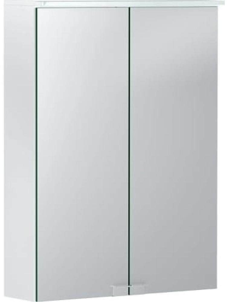 Geberit Option Basic Spiegelschrank mit Beleuchtung, zwei Türen, Breite 50cm, 500257001 - 500. 257. 00. 1 Bild 1