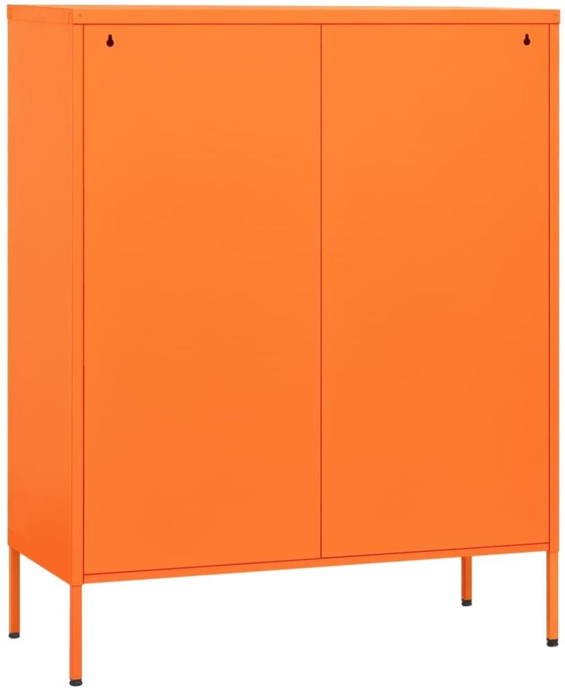 vidaXL Lagerschrank Orange 80x35x101,5 cm Stahl Bild 1