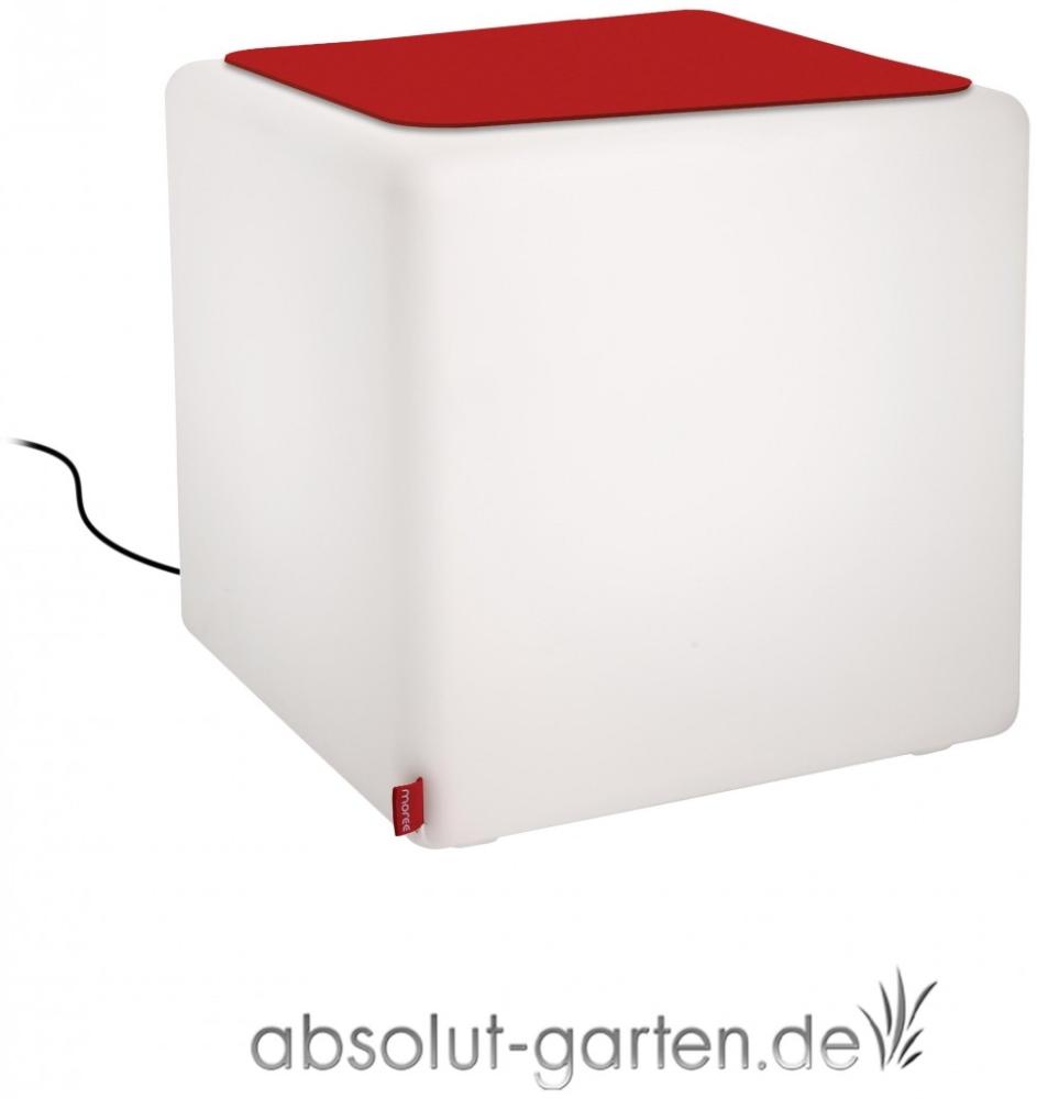 Beistelltisch Cube Outdoor (Sitzkissen - rot) Bild 1