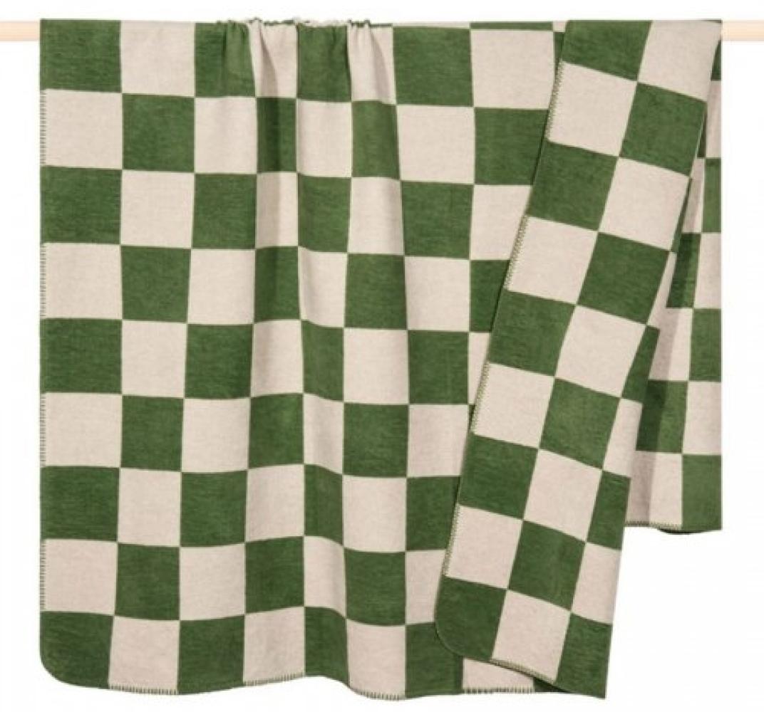 pad Decke Chess Karomuster Sand Green (150x200cm) 11809-X163-1520 Bild 1