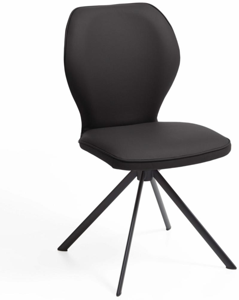 Niehoff Sitzmöbel Colorado Trend-Line Design-Stuhl Eisengestell - Polyester - 180° drehbar Atlantis graphit Bild 1