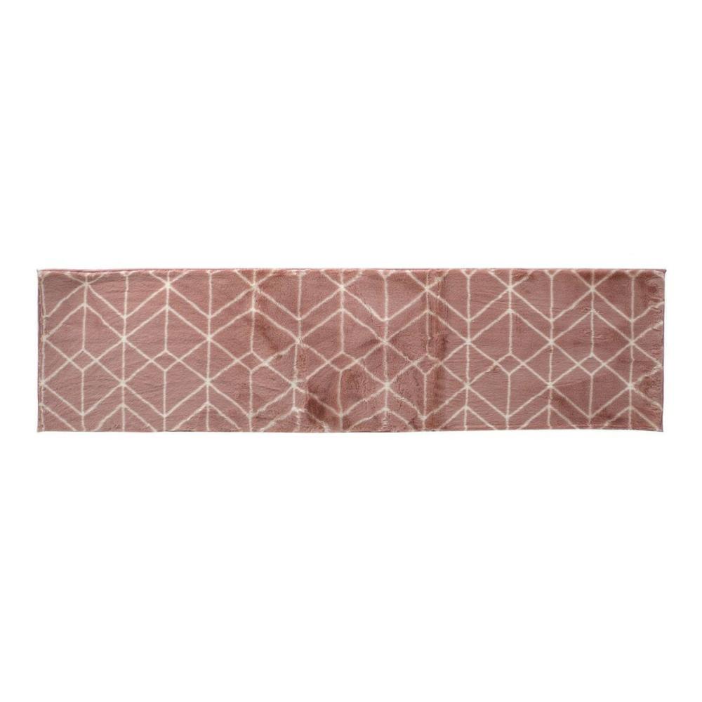 Teppich DKD Home Decor Rosa Polyester (60 x 2. 4 x 1 cm) Bild 1
