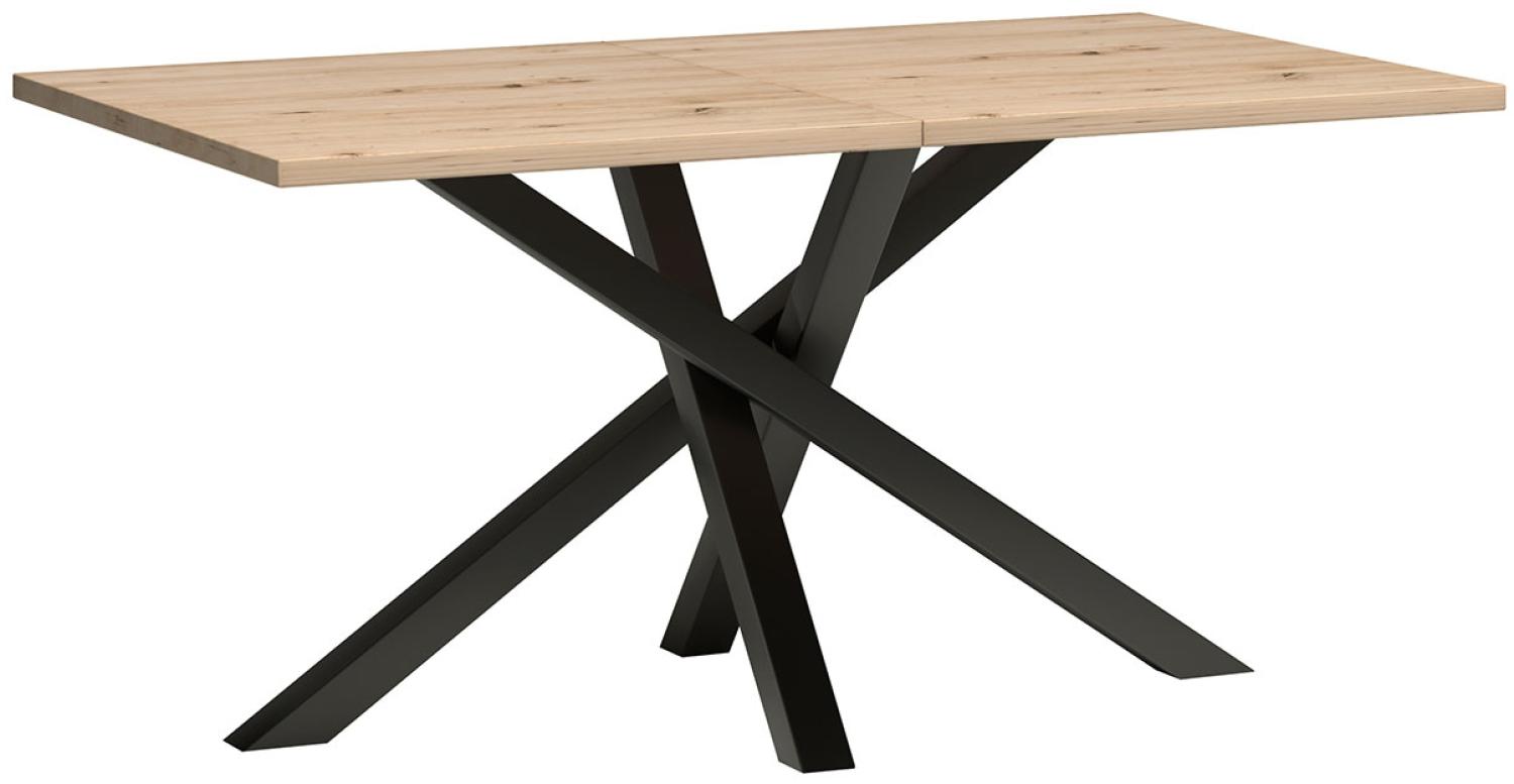 Tisch Weren W-14 (Farbe: Artisan Eiche / Artisan Eiche + Schwarz) Bild 1
