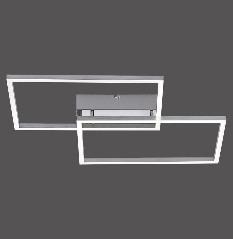 Leuchten Direkt 14018-55 LED Deckenleuchte Iven stahl CCT Steuerung Bild 1