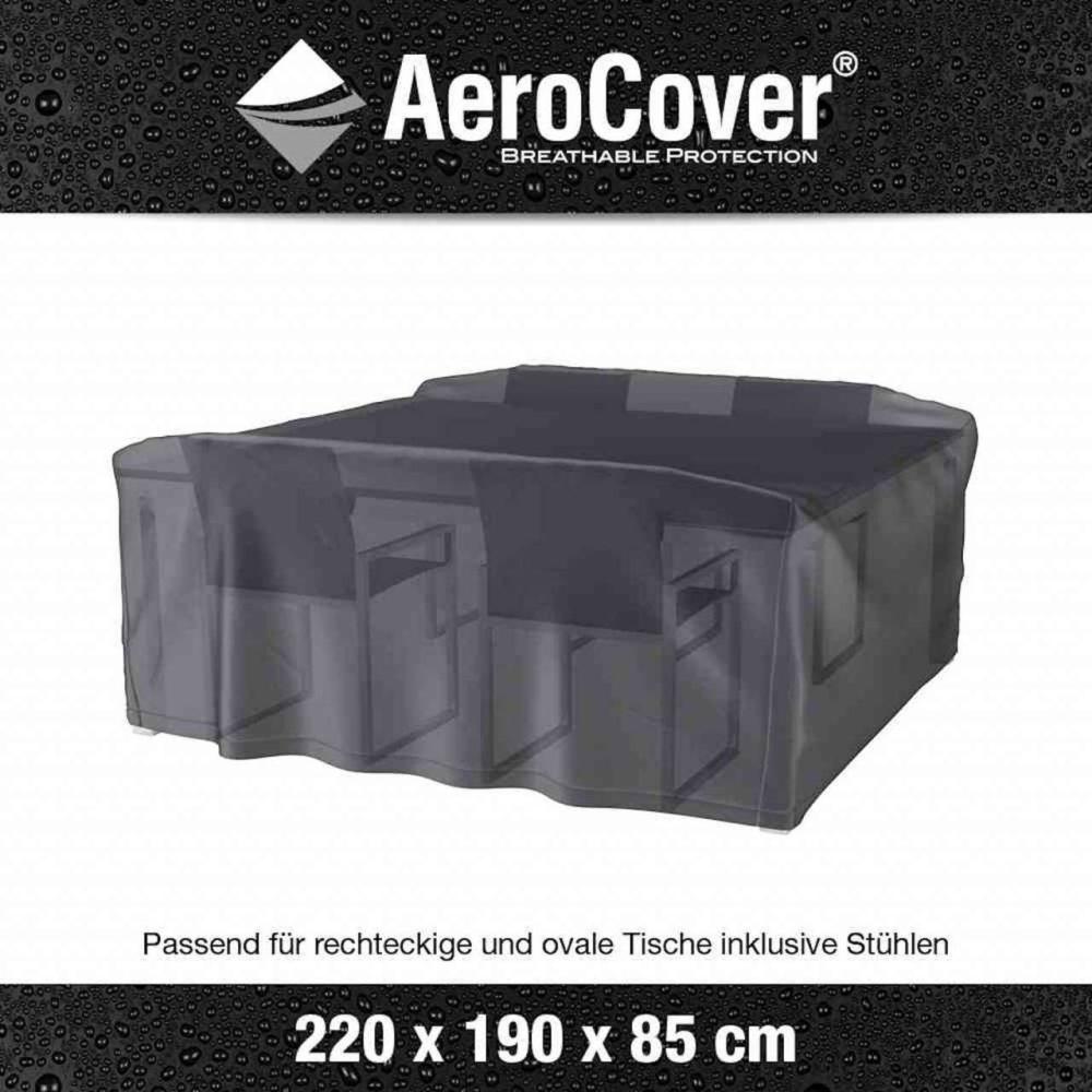 AeroCover Schutzhülle für Sitzgruppen 220x190xH85 cm Schutzhaube Gartentisch Tischhülle Bild 1